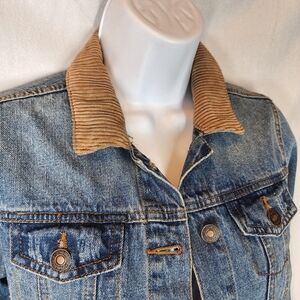 Sky and Sparrow denim corduroy collar jacket